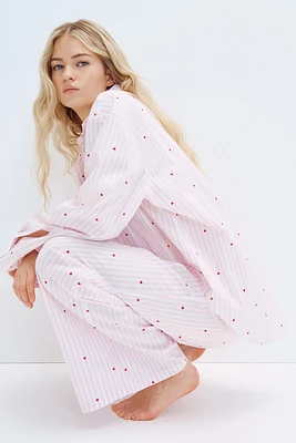 Pyjama en popeline de coton