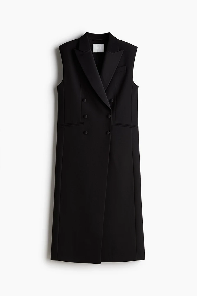 Sleeveless Jacket Dress