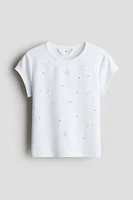 Haut ornementé en coton
