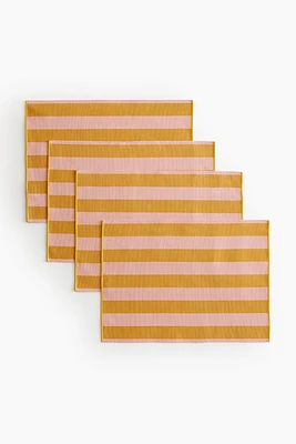 4-pack Striped Placemats