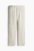 Regular-Fit Linen Pants