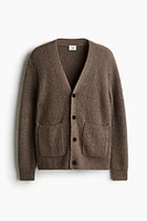 Regular Fit Rib-Knit Cardigan