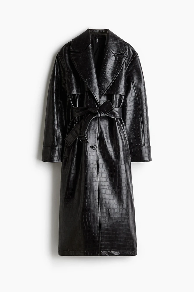 Coated Trench Coat