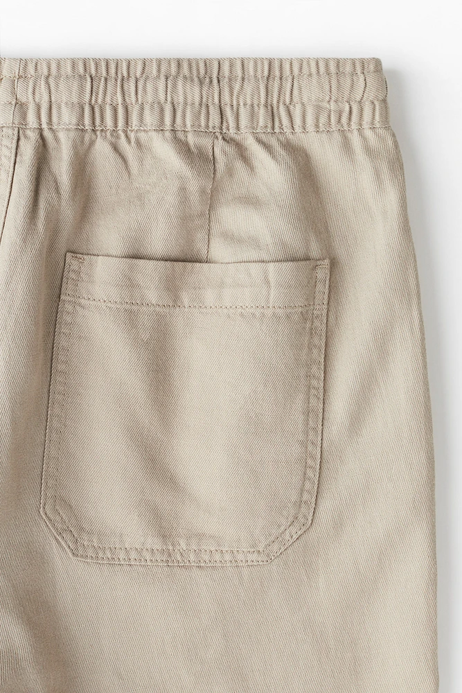 Relaxed Fit Linen-blend Pants