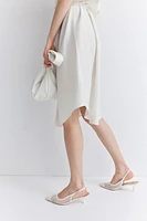 Linen-blend Shirt Dress