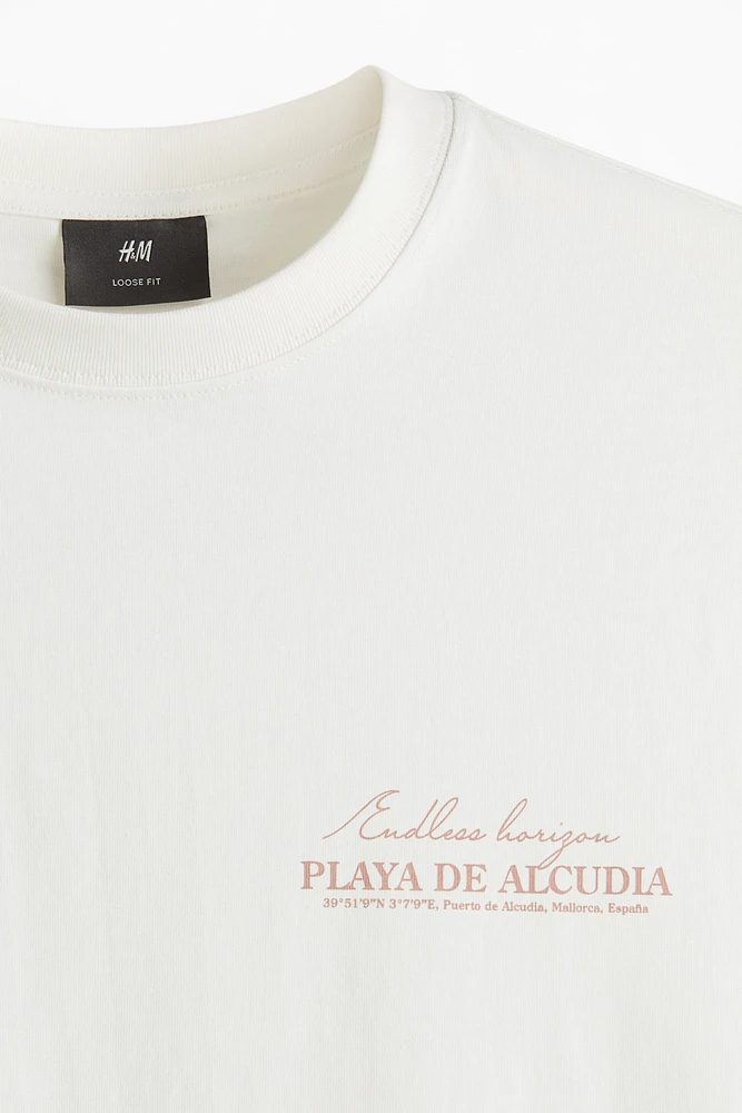 Loose Fit Printed T-shirt