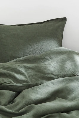 Linen Twin Duvet Cover Set