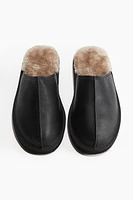 Pile-Lined Slippers