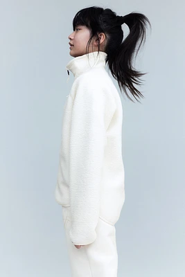 Veste de sport en tissu peluche