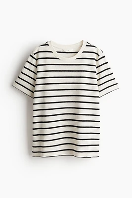 Fine-knit T-shirt