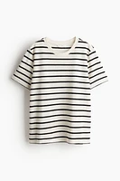 Fine-knit T-shirt