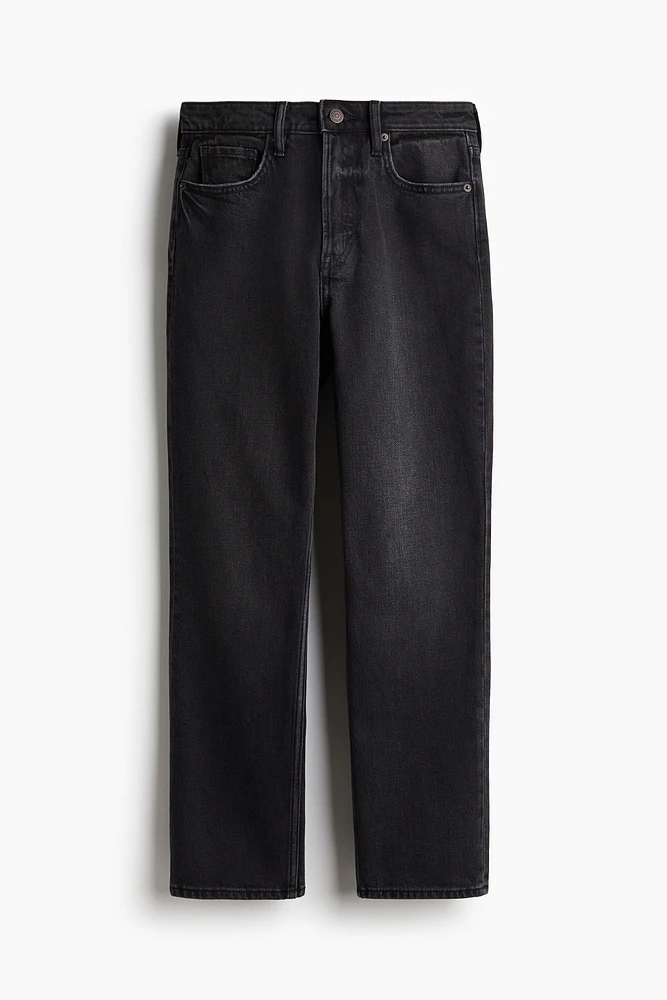 Slim Straight High Ankle Jeans