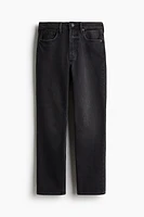 Slim Straight High Ankle Jeans