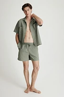 Chemise et short de pyjama en crépon