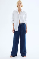 Denim Pull-on Pants