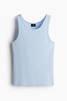 Slim Fit Ribbed Tank Top
