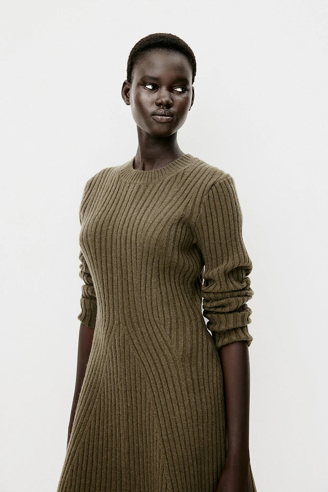 Rib-knit Dress