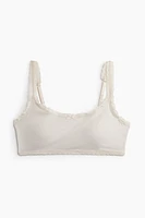 Soutien-gorge souple et coussiné en microfibre