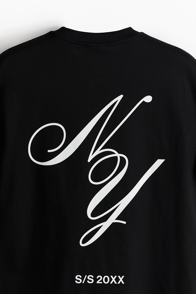 T-shirt imprimé Coupe Flottante