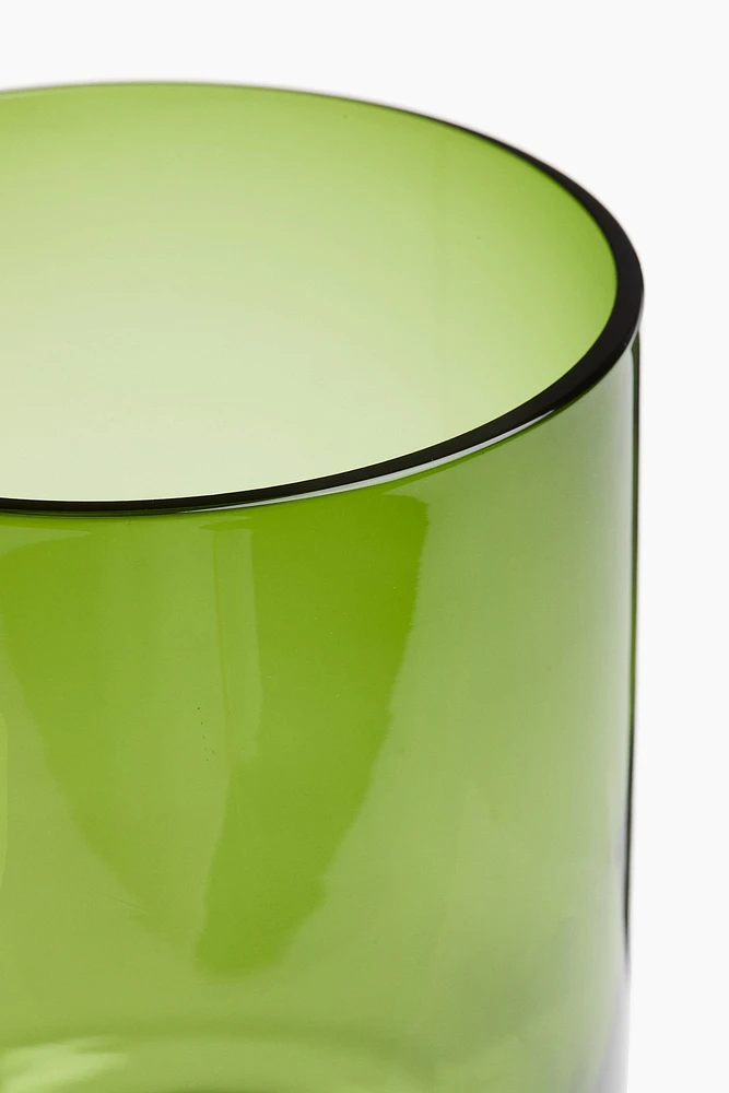 Large Glass Candle Lantern