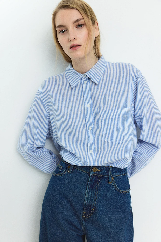 Linen-blend Shirt