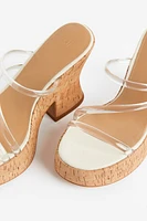 Wedge-heeled Sandals