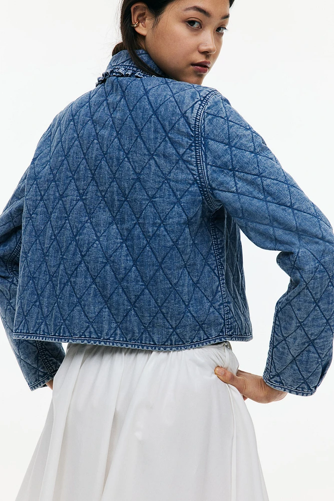 Veste matelassée en denim
