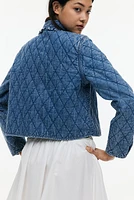 Quilted Denim Jacket