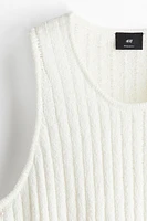 Regular-Fit Rib-Knit Tank Top