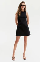 Open-Back Cotton Dress