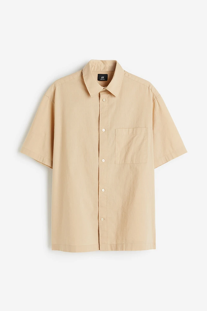 Relaxed Fit Short-sleeved Shirt