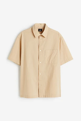 Relaxed Fit Short-sleeved Shirt