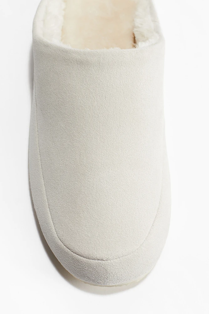 Teddy Fleece-Lined Slippers