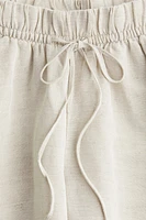 MAMA Before & After Linen-blend Pants