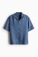 Relaxed Fit Linen Resort Shirt