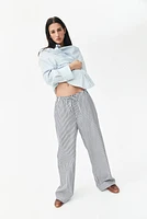 Cotton Drawstring Pants