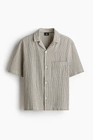 Regular-Fit Textured Resort Shirt