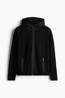 Regular-Fit Jersey Hooded Jacket