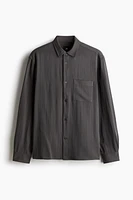 Chemise ample en satin