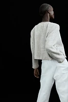 Textured-Weave Jacket