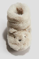 Soft-Sole Fluffy Slippers