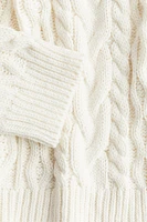 Cable-Knit Turtleneck Sweater