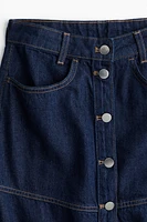 A-Line Denim Skirt