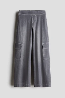 Wide-leg Cargo Pants