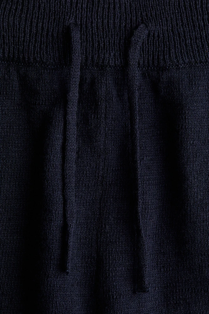 Short en fin tricot de coton