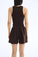 Linen Drawstring Shorts