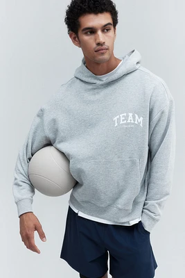 Oversized Fit Sports Hoodie