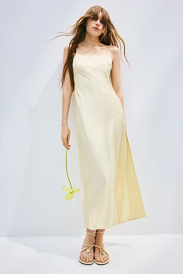 Tie-Detail Maxi Dress