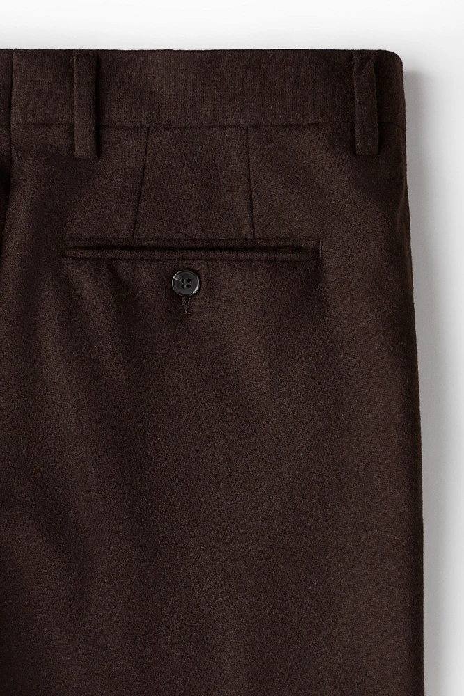 Slim Fit Wool-Blend Pants