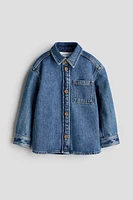 Cotton-blend Denim Overshirt